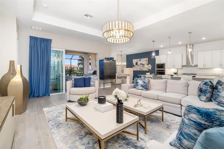 Furnished interior view inside a new home in , Lakewood Ranch (Image 60).