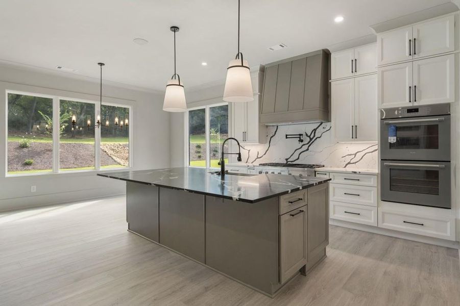 Furnished interior view inside a new home in , Buford (Image 11).