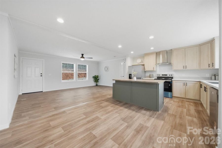Furnished interior view inside a new home in , Morganton (Image 6).