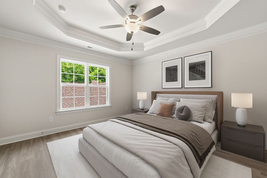 Representative furnished interior of a home built from the Franklin by Keystone Homes NC in Hudson Way, Whitsett (Image 12). Representative furnished interior of a home built from the Franklin by Keystone Homes NC in Hudson Way, Whitsett (Image 12).