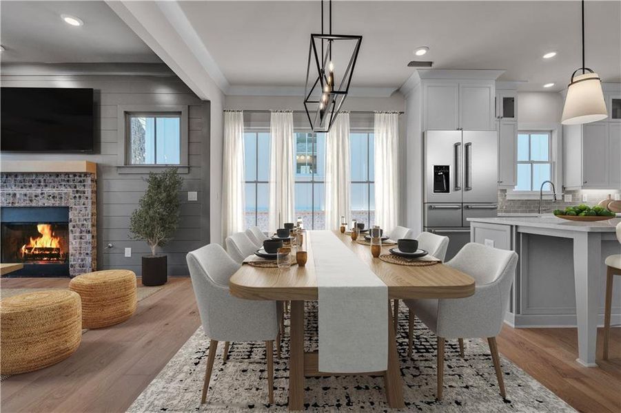 Furnished interior view inside a new home in Crossroads, Milton (Image 13).