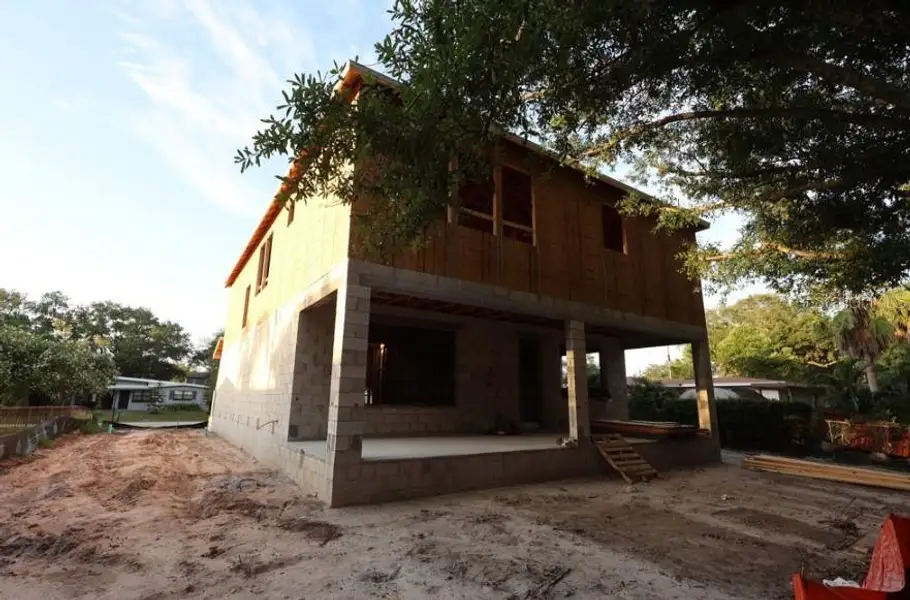 In-progress construction of a new home in , Tampa, FL (Image 8).