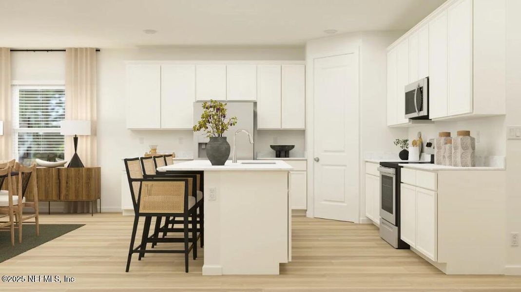 Furnished interior view inside a new home in Russell Retreat, Green Cove Springs (Image 18).