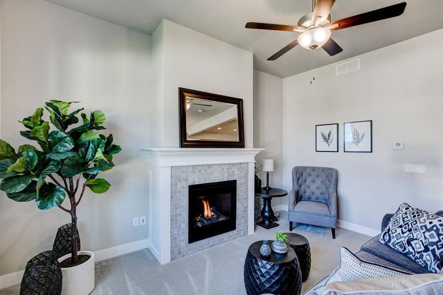 Representative furnished interior of a home built from the The Camden by Landmark Homes in The Lakes at Centerra, Loveland (Image 4). Representative furnished interior of a home built from the The Camden by Landmark Homes in The Lakes at Centerra, Loveland (Image 4).