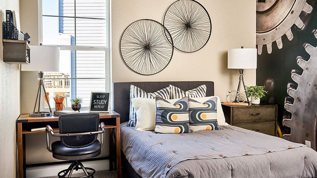 Representative furnished interior of a home built from the Mesa by Taylor Morrison in Macanta Expedition Collection, Castle Rock (Image 22).