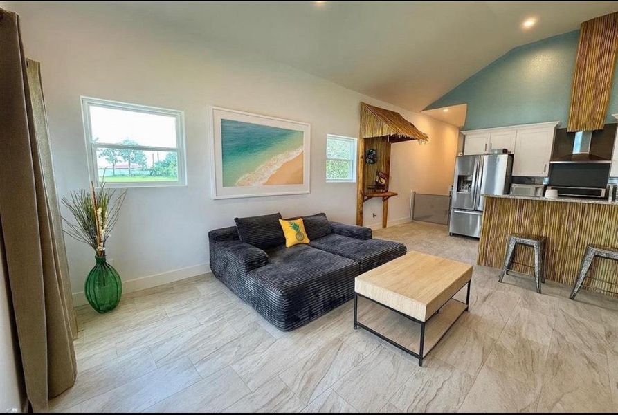 Indoor palapa bar at 506 Jenni Ln Indoor palapa bar at 506 Jenni Ln