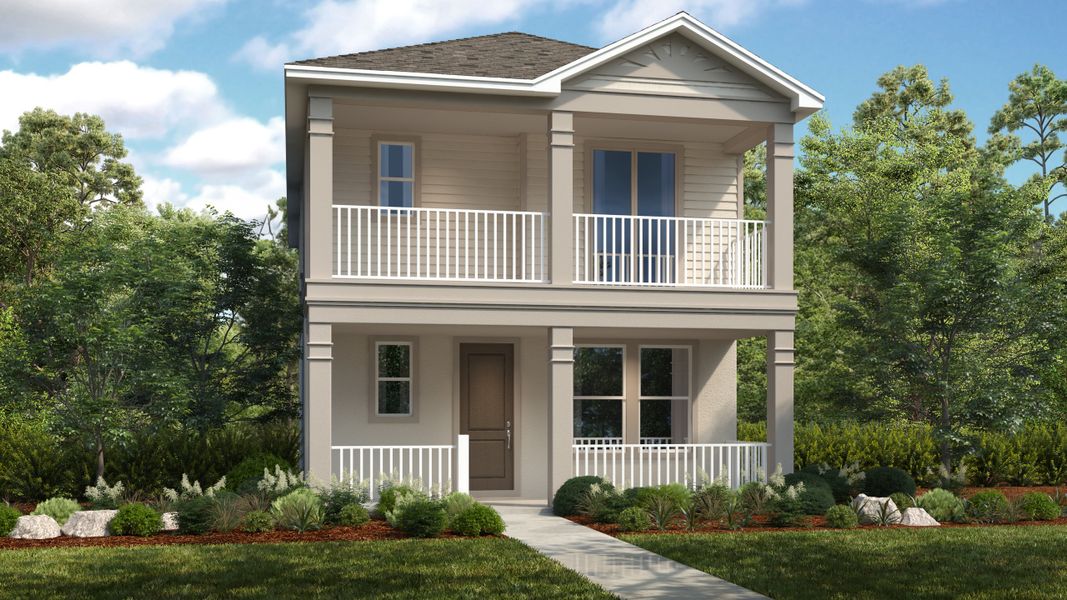 Representative exterior photo of a completed home built from the Ashwood by Taylor Morrison in Sunbridge, Orlando, FL (Image 15). Representative exterior photo of a completed home built from the Ashwood by Taylor Morrison in Sunbridge, Orlando, FL (Image 15).