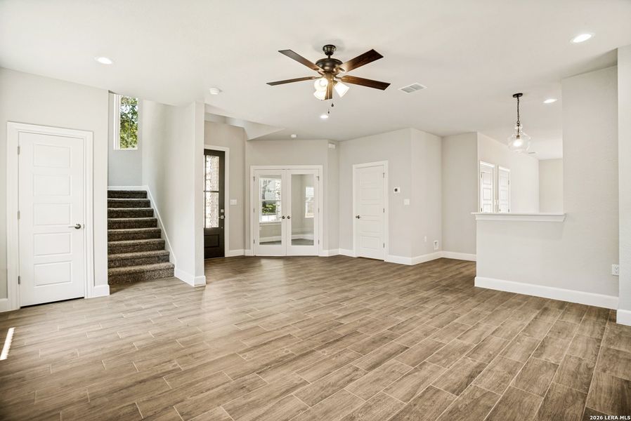 Spacious, unfurnished interior of a new home in , San Antonio (Image 17). Spacious, unfurnished interior of a new home in , San Antonio (Image 17).