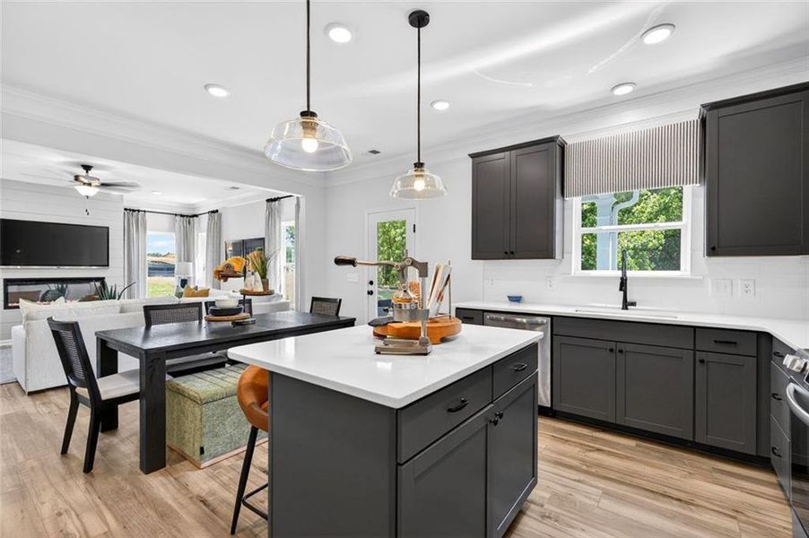 Furnished interior view inside a new home in Sagebrook, Powder Springs (Image 30).