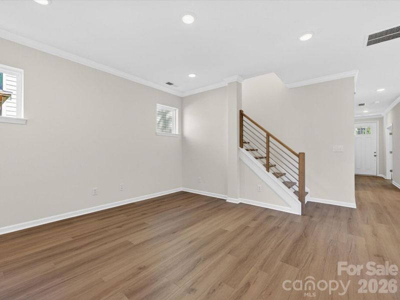 Spacious, unfurnished interior of a new home in Whitley Preserve – Park Collection, Mint Hill (Image 25). Spacious, unfurnished interior of a new home in Whitley Preserve – Park Collection, Mint Hill (Image 25).