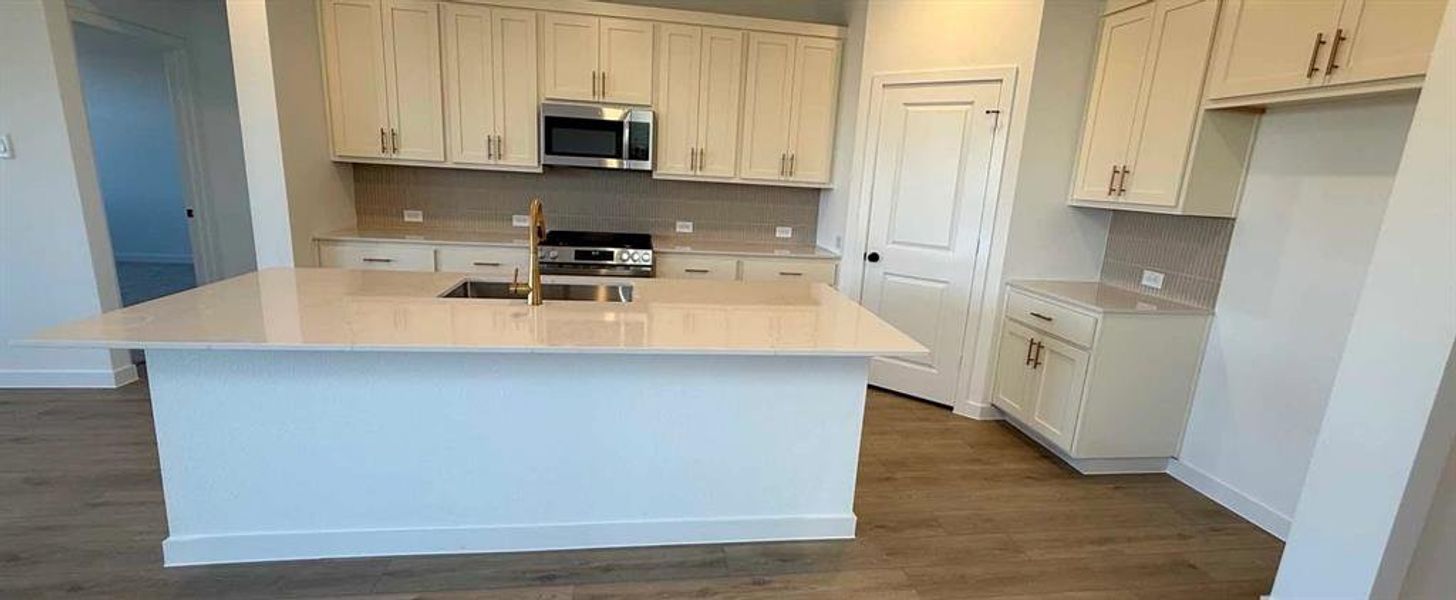 Kitchen Construction Progress featuring the Serene Collection