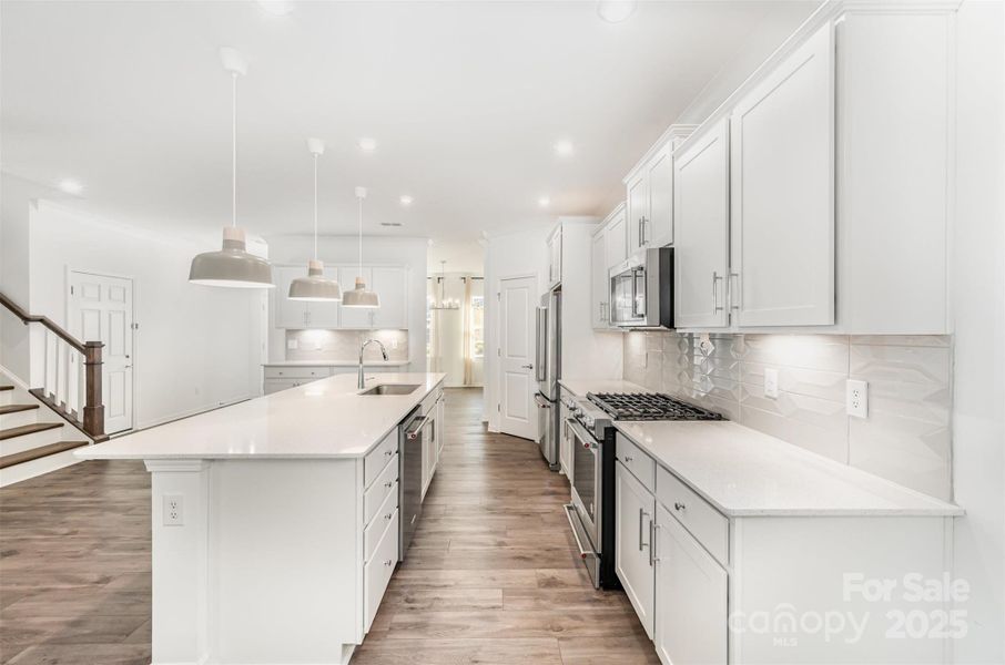 Furnished interior view inside a new home in Parkside Crossing, Charlotte (Image 8).