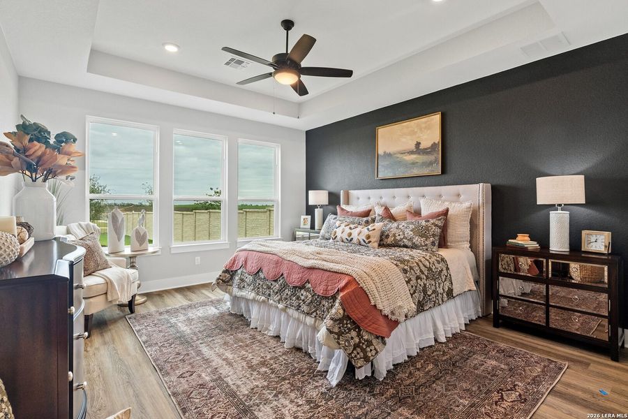 Furnished interior view inside a new home in Village at Three Oaks, Seguin (Image 10).