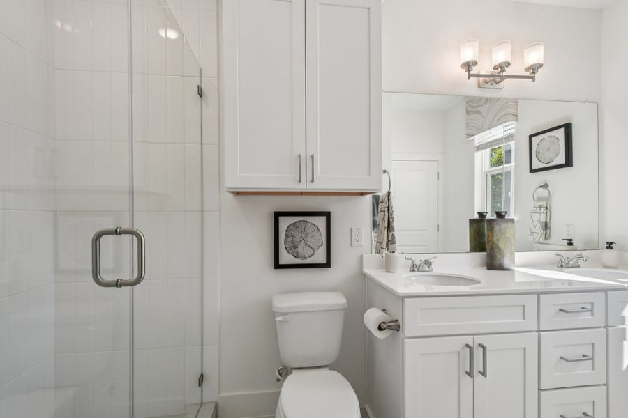 Furnished interior view inside a new home in Koenig Townhomes, Austin (Image 15).