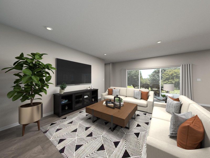 Photo is not of the actual home, but is an inspirational photo of builder’s model home and may depict options, furnishings, and/or decorator features that are not included