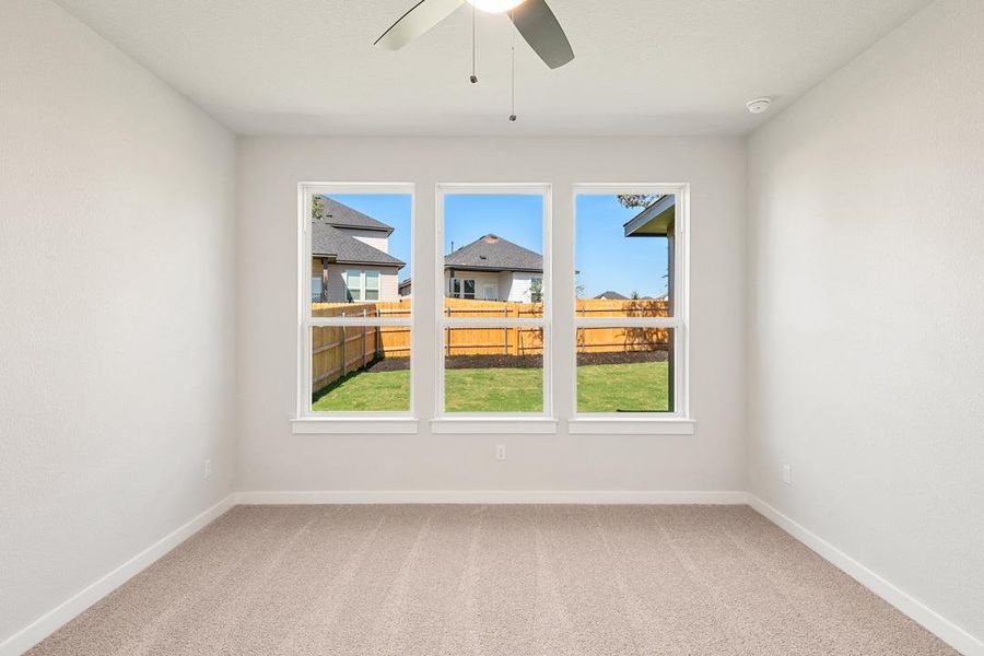 Spacious, unfurnished interior of a new home in Terrace Collection at Heritage, Dripping Springs (Image 28). Spacious, unfurnished interior of a new home in Terrace Collection at Heritage, Dripping Springs (Image 28).