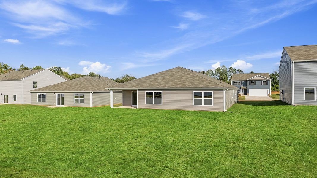 Exterior details and patio area of a home in Gibson Grove, Laurens (Image 3). Exterior details and patio area of a home in Gibson Grove, Laurens (Image 3).