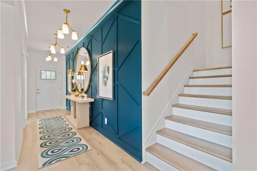 Furnished interior view inside a new home in Kingston, Locust Grove (Image 9).