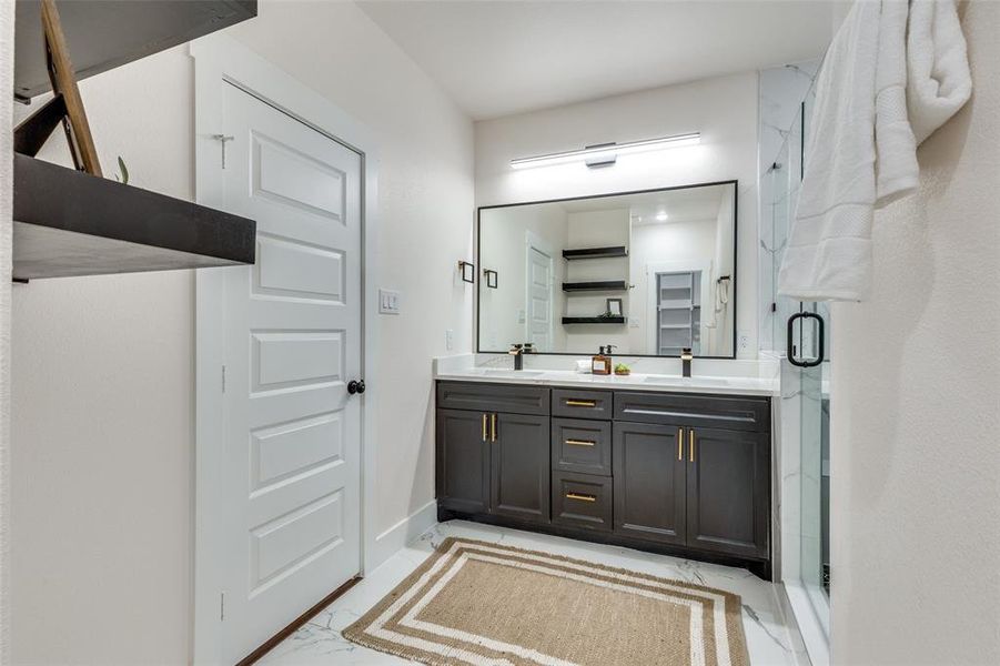 Furnished interior view inside a new home in , Fort Worth (Image 9).