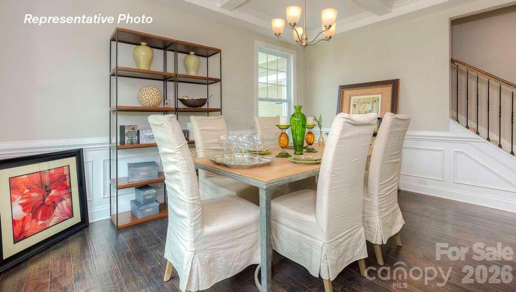 Furnished interior view inside a new home in Sanctuary at Southgate, Indian Trail (Image 13). Furnished interior view inside a new home in Sanctuary at Southgate, Indian Trail (Image 13).