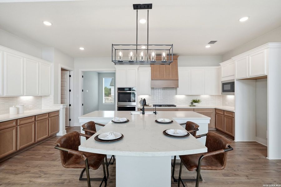 Furnished interior view inside a new home in Potranco Oaks, Castroville (Image 17).