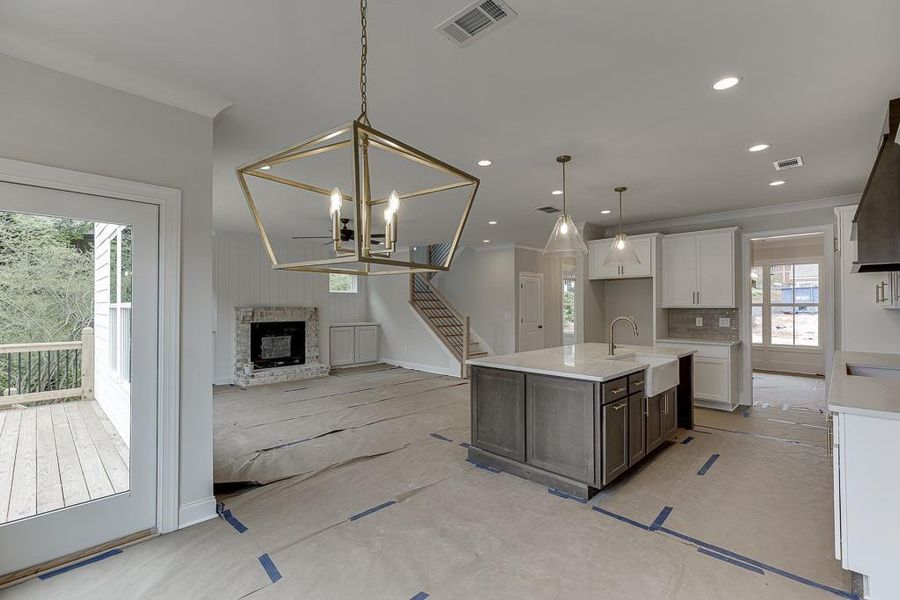 In-progress construction of a new home in , Buford, GA (Image 22).