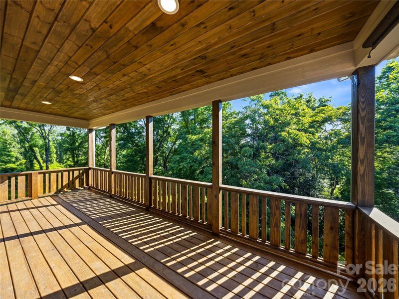 Exterior details and patio area of a home in , Asheville (Image 4).