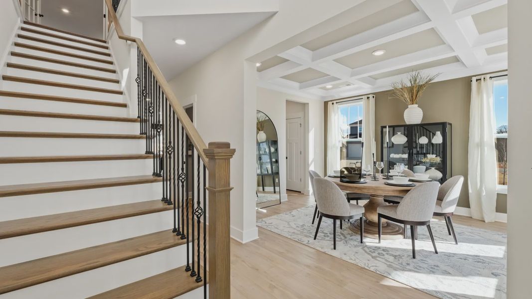 Foyer of The Middleton Design by DRB Homes
