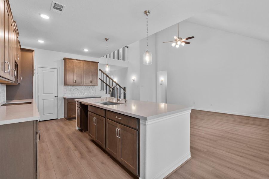 Furnished interior view inside a new home in Austin Point, Richmond (Image 9).