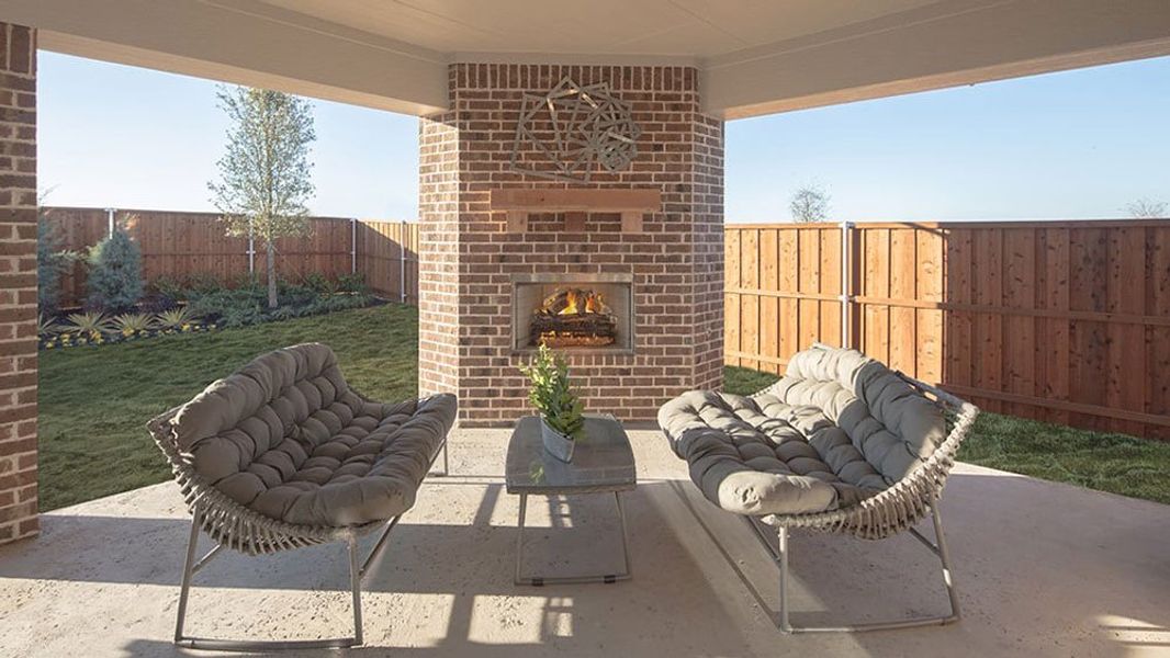 Representative furnished interior of a home built from the Amethyst by Taylor Morrison in Cross Creek Meadows 60s, Celina (Image 34).