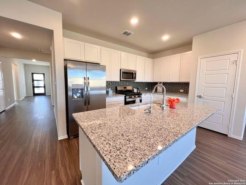 Furnished interior view inside a new home in Horizon Pointe, Converse (Image 13). Furnished interior view inside a new home in Horizon Pointe, Converse (Image 13).