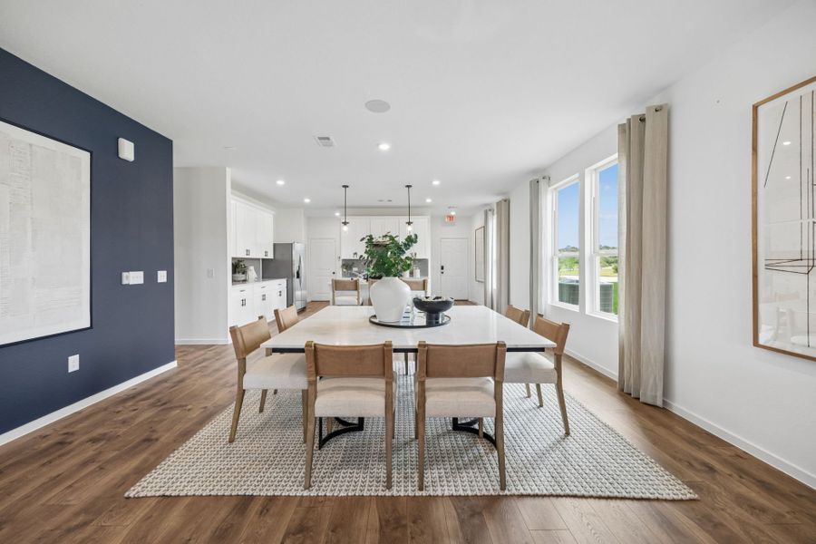 Representative furnished interior of a home built from the Chatfield by Centex in Mavera, Conroe (Image 4).