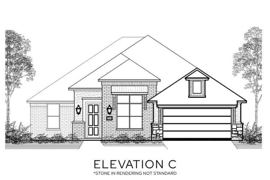 Representative rendering of the exterior for the The Lakeview by Lillian Custom Homes (Image 8).