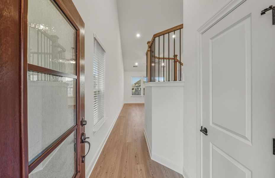 Furnished interior view inside a new home in Horizon Lake, Leander (Image 6).