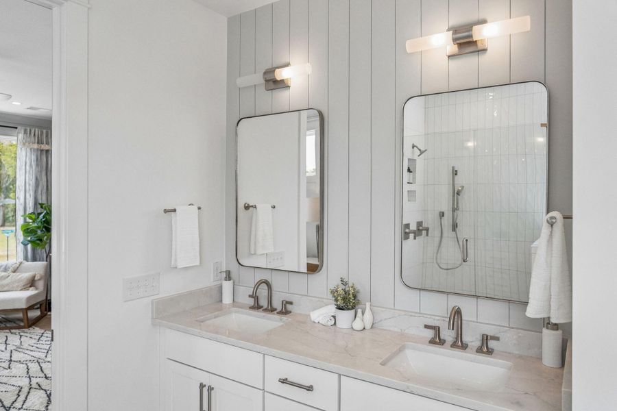 Furnished interior view inside a new home in Miller's Crossing, Johns Island (Image 63).