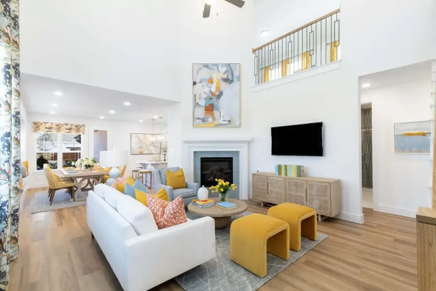Representative Family Room - some options shown