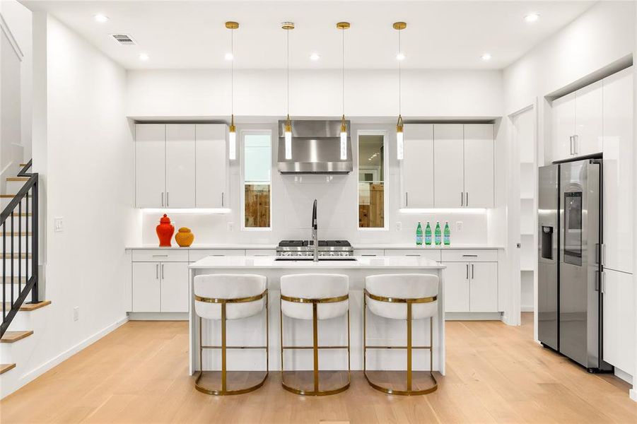 Furnished interior view inside a new home in , Dallas (Image 15).