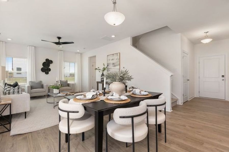 Representative furnished interior of a home built from the Eden by True Homes in Tanglewood East, Angier (Image 9).
