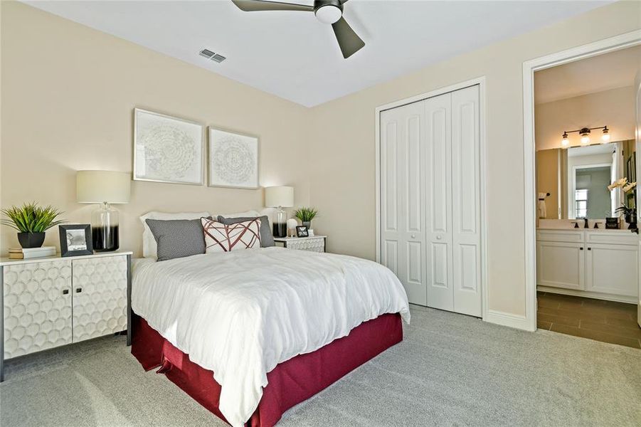 Furnished interior view inside a new home in Seaport Village, Tavares (Image 5).