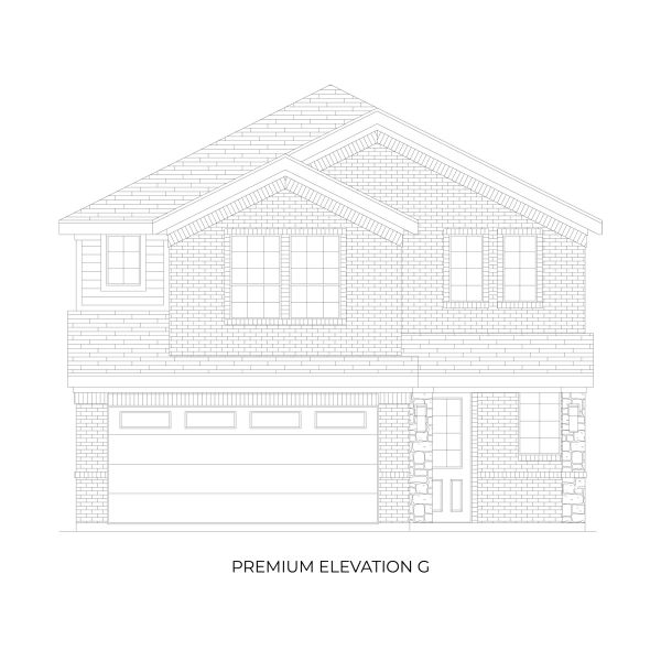 Representative rendering of the exterior for the Harrison Select F by First Texas Homes (Image 11). Representative rendering of the exterior for the Harrison Select F by First Texas Homes (Image 11).
