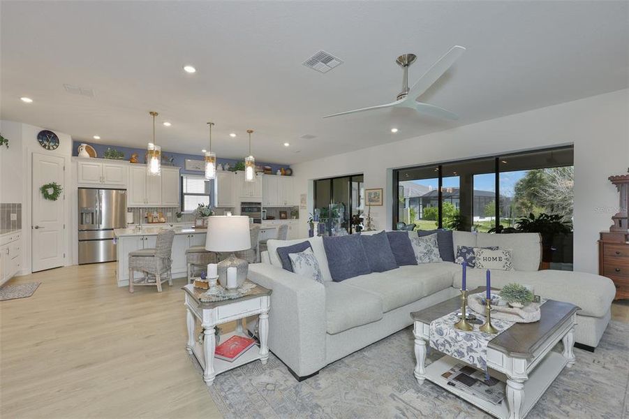 Furnished interior view inside a new home in Esplanade at Artisan Lakes, Palmetto (Image 9).