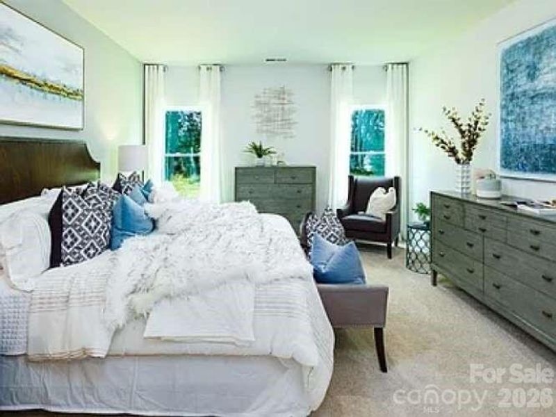 Furnished interior view inside a new home in Secrest Commons, Monroe (Image 13). Furnished interior view inside a new home in Secrest Commons, Monroe (Image 13).