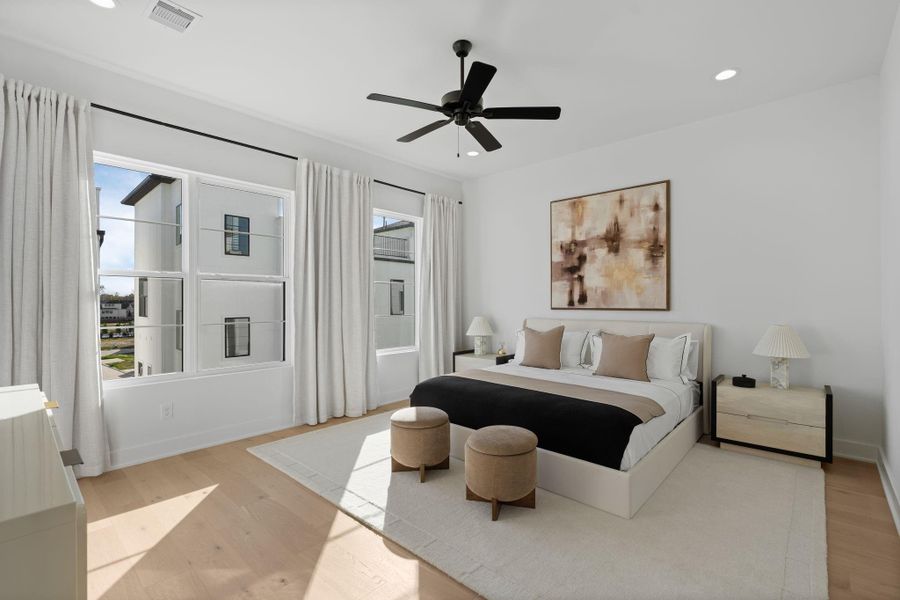 Furnished interior view inside a new home in , Houston (Image 19). Furnished interior view inside a new home in , Houston (Image 19).