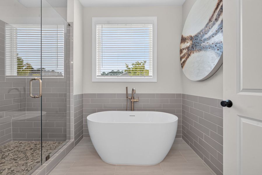 Representative furnished interior of a home built from the The Benton IV by The Providence Group in Ward's Crossing Townhomes, Johns Creek (Image 47).