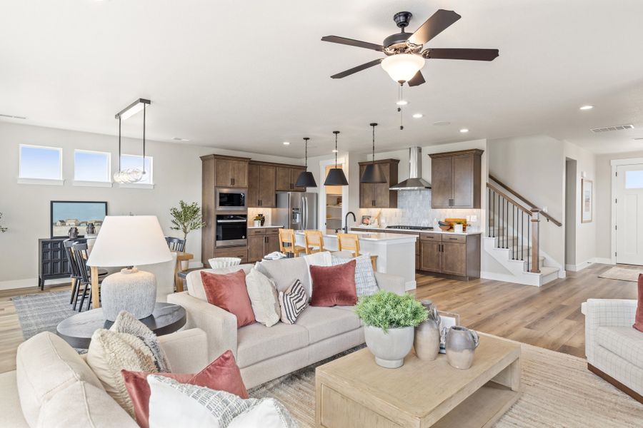 Plan C304 Representative Photo - Living Room/Kitchen