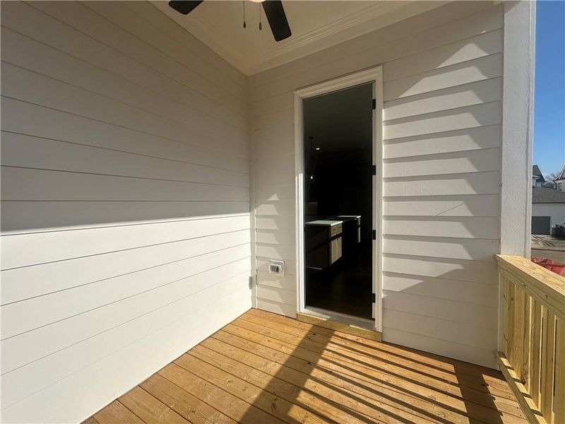 Exterior details and patio area of a home in Waterside Single Family, Peachtree Corners (Image 29).