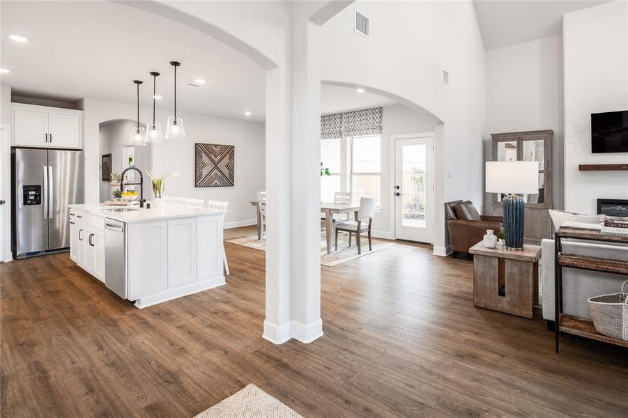 Beazer Homes Wildflower Ranch Brenham Floorplan. This is not a photo of the actual home, but is a photo of the Brenham floorplan.