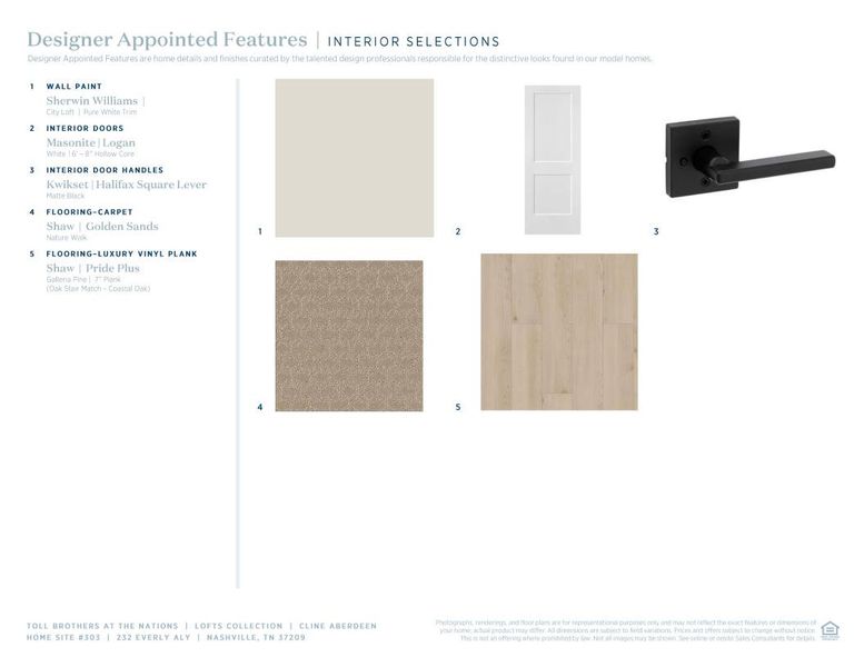 Sample of building materials used in homes in The Nations, Nashville (Image 6).