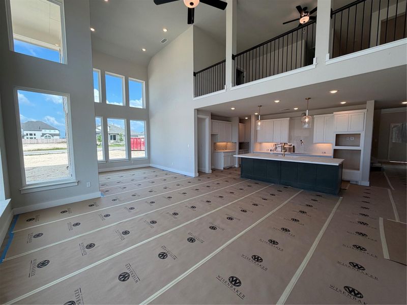 From Family Room to Open Concept Kitchen