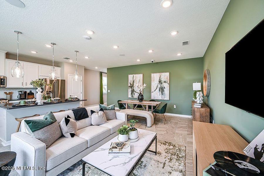 Furnished interior view inside a new home in , St. Augustine (Image 4).